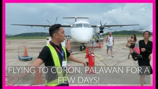 FLYING TO CORON PALAWAN  LifeWithGer Travel Vlogs 132 [upl. by Bob171]