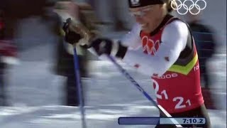 Incredible Sportsmanship In The Cross Country Skiing  Torino 2006 Winter Olympics [upl. by Calia]