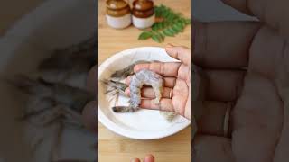 Perfect Prawns Cleaning Method  Prawns shorts shravaniskitchen youtubeshorts [upl. by Barmen816]