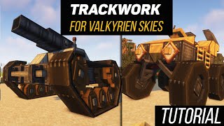 Trackwork mod Wheels and tracks How to make a tank or a car Tutorial 1201 minecraft java [upl. by Nelleh]