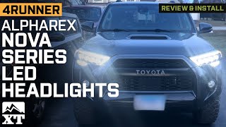 20142020 4Runner AlphaRex NOVASeries G2 LED Projector Headlights Review amp Install [upl. by Ettenor]