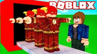 FÁBRICA DO FLASH NO ROBLOX  Super Hero Tycoon [upl. by Binny]