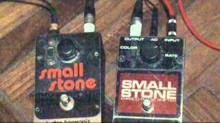 Electro Harmonix Small Stone Phase Shifter V3 Vs V2 Venta Instrumentos Vintage Olimusic [upl. by Luas]