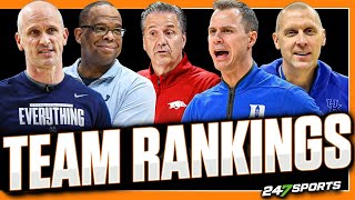 Top 30 College Basketball Recruiting Team Rankings — Class of 2025  Duke UConn Kentucky Michigan [upl. by Eisler]