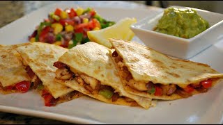 Easy Chicken Quesadilla Recipe [upl. by Lukasz]