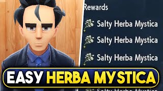 How To EASILY Get 3 Salty Herba Mystica In The Indigo Disk DLC For Pokemon Scarlet amp Violet [upl. by Glynda]