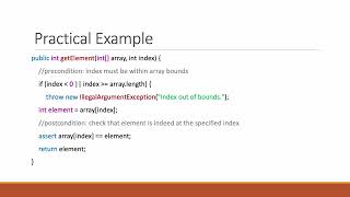 Software Engineering Presentation Design by Contract [upl. by Inad]