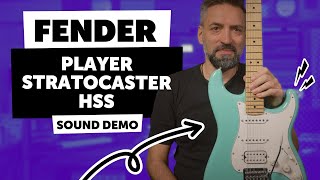 Fender Player Stratocaster HSS  Sound Demo [upl. by Dyal]