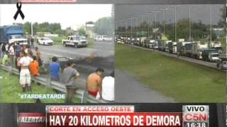 C5N  TEMPORAL EN LUJAN TENSION EN ACCESO OESTE PARTE 4 [upl. by Joline]