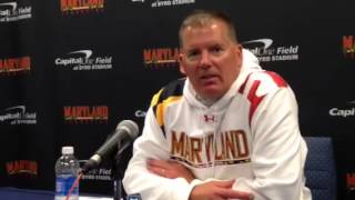 Marylands Randy Edsall on defeating Penn State [upl. by Eemia]