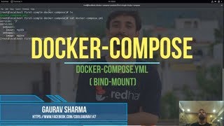 8 Docker Compose in Hindi  Bind Mount [upl. by Ehctav]