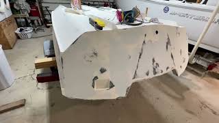 1971 Boston Whaler 13 restoration part 2 [upl. by Yejus]