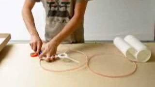 Rolled Edge Lampshade Tutorialwmv [upl. by Aitan]