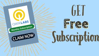 2024 Monthly Subscription for Qwiklabs  quicklab  subsciption qwiklabsSubscription [upl. by Anidam189]