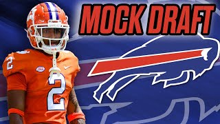 Buffalo Bills 7Round Mock Draft  Bills Trade for a Vet WR [upl. by Haimehen]