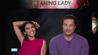 The Cleaning Lady Stars Oliver Hudson amp Elodie Yung Dish About What to Expect for Season Two [upl. by Il]