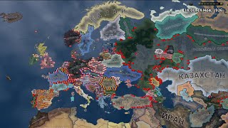 If every allocatable country was allocated in 1936  HOI4 Timelapse [upl. by Sneve]