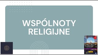 Wspólnoty religijne  WOS  Klasa 1 [upl. by Icak]