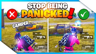 HOW TO HANDLE PANIC SITUATIONS EASILY IN PUBG MOBILEBGMI TIPS AND TRICKS GuideTutorial [upl. by Yraht509]