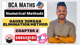 Gauss Jordan Elimination method I Gauss Jordan Reduction method in Numerical method I Chapter 2 [upl. by Avrit115]