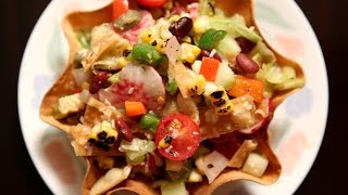 Mexican Style Salad  Healthy Salad Recipe  Ruchis Kitchen [upl. by Zanas]