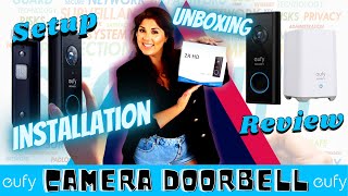 Eufy Battery Video Doorbell Review  Unboxing  Setup  Installation amp Eufy with Echo Show [upl. by Thilda]