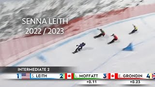 Senna Leith 202223 World Cup Season Highlights [upl. by Nadbus]