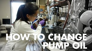 How to Change Pump Oil [upl. by Ettedo693]