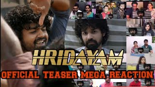 HRIDHAYAM official TEASER MEGA REACTION  VINEETH SREENIVASAN PRANAV MOHANLAL  KALYANI CR4K [upl. by Nitsuga]