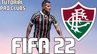 FIFA 22  TUTORIAL FACE I RaÃºl Bobadilla Fluminense Pro Clubs [upl. by Shuler]