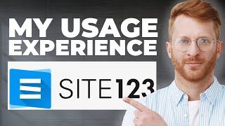 SITE123 Website Builder Review  My Usage Experience [upl. by Atsirc]