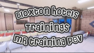 Training receptionist MR POV  Bloxton Hotels [upl. by Fassold]