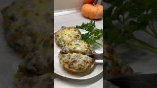 Gombás melegszendvicsRecept TiktokIG pogranyizs recept finom gomba toast food recipe sajt [upl. by Onitnelav]