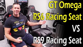 GT Omega RS6 vs RS9 Racing Seats [upl. by Lovell]