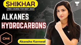 Hydrocarbons  Alkanes  NEET 2024  Akansha Karnwal [upl. by Kcirdlek]