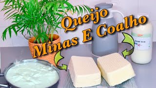 QUEIJO COALHO E QUEIJO MINAS mais fácil do mundo [upl. by Airret]