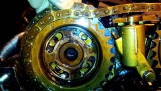 M52 timing sprocket positions with tensioner removed [upl. by Publea]