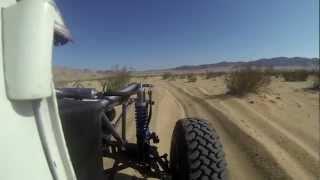 baja bug front suspension gopro vid first trip 2013 [upl. by Ahsilrae]