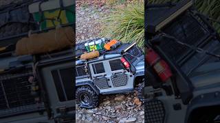 Traxxas Defender RC Land Rover Offroad River Trail 10th Scale [upl. by Roger]