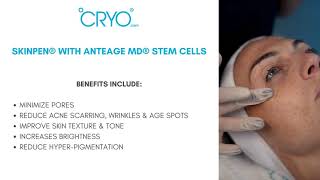 SkinPen® with AnteAGE MD® Stem Cells PROHEALING AND ANTIINFLAMMATORY SERUM [upl. by Atteynad]