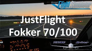 JustFlight announces Fokker 70100 for MSFS [upl. by Anilegnave348]