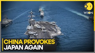 Chinese aircraft carrier enters Japan waters  Latest English News  WION [upl. by Abrams]