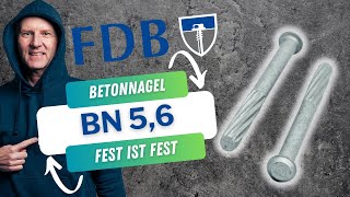 Der BETONNAGEL  Flachdachbefestigung auf BETON WeilDieVerbindungZählt [upl. by Calvinna53]