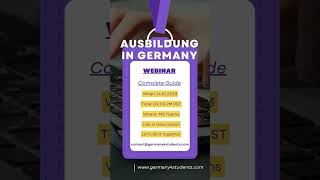 Ausbildung in Germany  Requirements application process Complete guide [upl. by Falcone205]