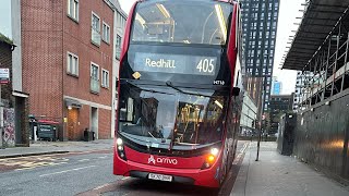 SK70 BVNArriva London 70Reg ADL Enviro400H MMC [upl. by Essile311]