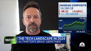 Tech stocks going to outperform nontech in 2024 says Altimeters Brad Gerstner [upl. by Riba]