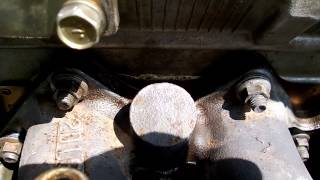 Oil leaking between head and exhaust manifold [upl. by Maller]