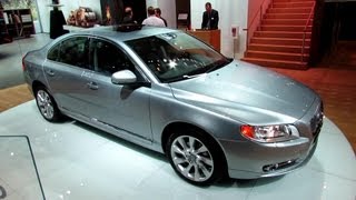 2013 Volvo S80 T6 AWD  Exterior and Interior Walkaround  2013 Detroit Auto Show [upl. by Adnilrev180]