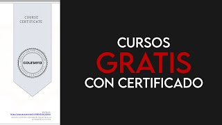 📚  Como obtener cursos gratuitos con certificación  Coursera 2023 [upl. by Suiremed]