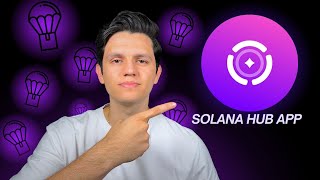 Solana Hub App  Como usar la app y farmear su airdrop [upl. by Yelnik]